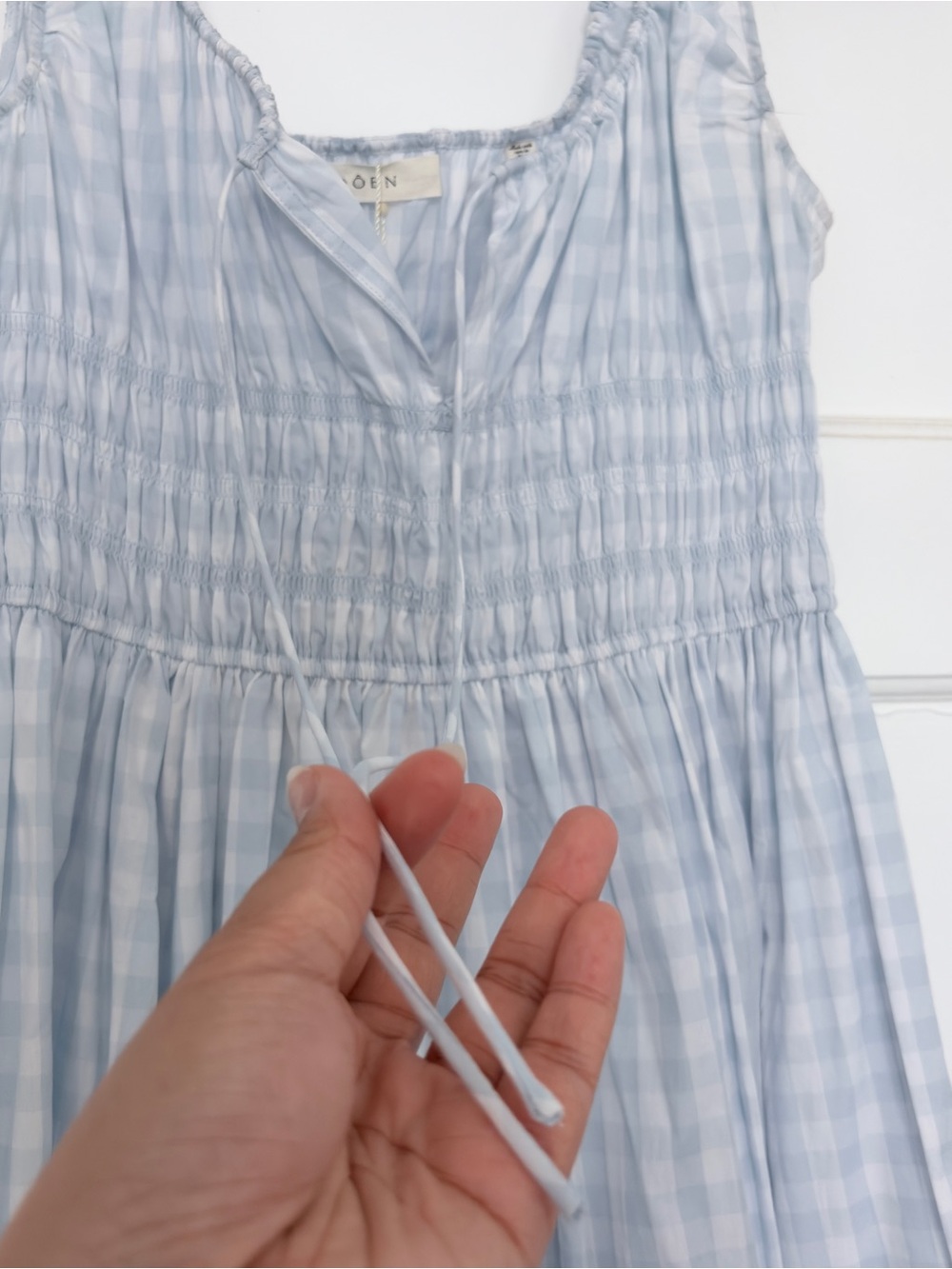 Doen Quilla Dress size M in Marjorie Gingham - Picture 3 of 12